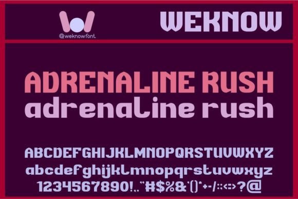 Adrenaline Rush: The Bold Sans Serif for Unforgettable Design