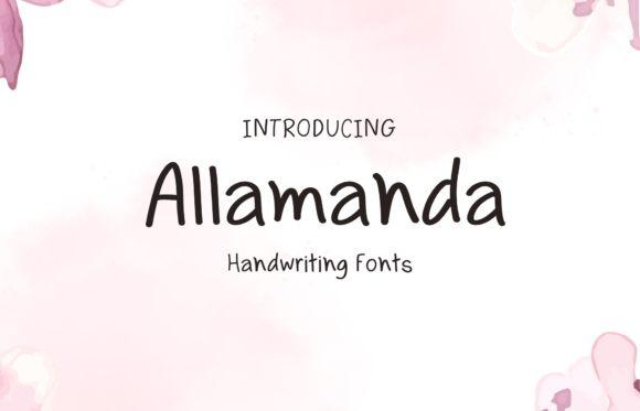 Allamanda: A Handwritten Font for Creative Projects