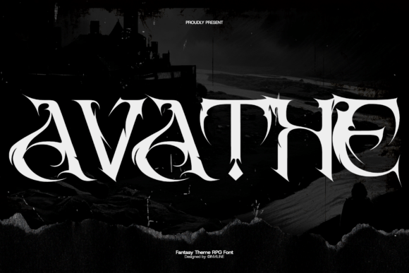 Avathe: The Dark Serif Font That Commands Attention