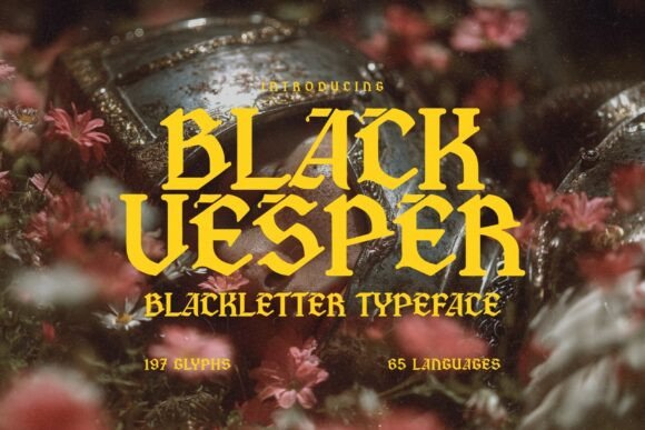 Black Vesper: A Typeface That Commands Attention