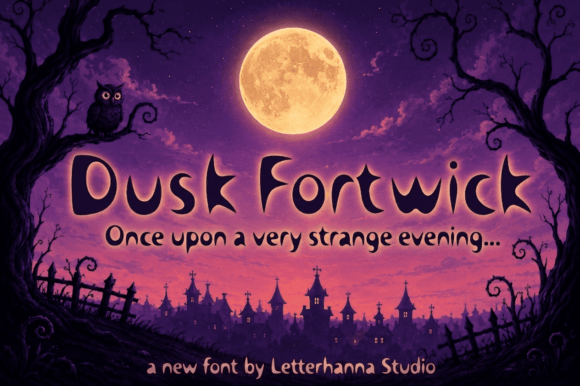Dusk Fortwick: The Display Typeface With an Aggressive Bite