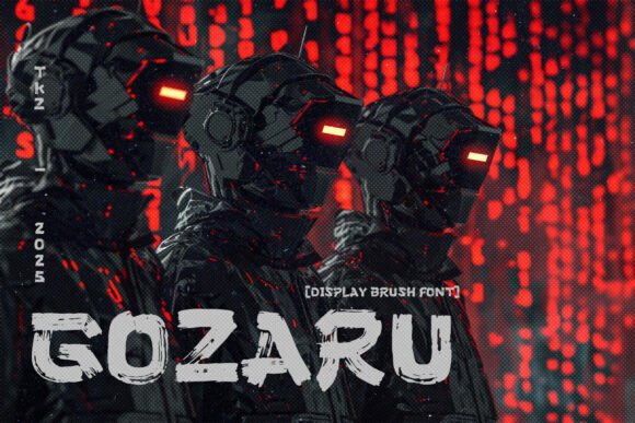 Gozaru: The Hand-Drawn Brush Font with Bold Personality