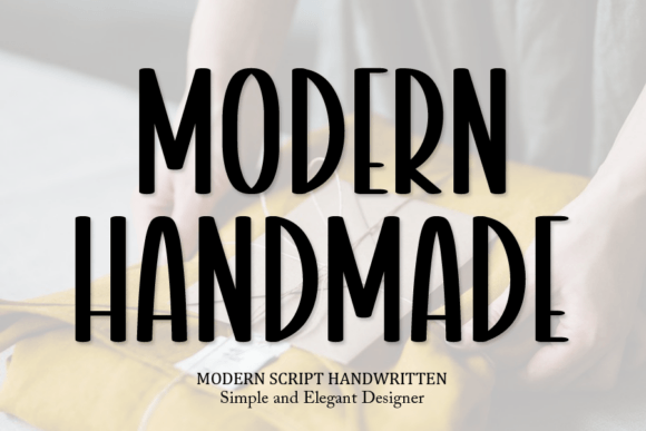 Modern Handmade: A Font That Feels Like It Was Written Just for You