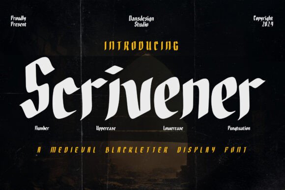 Scrivener: The Blackletter Font with Medieval Soul
