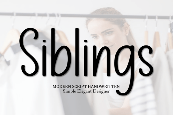 Siblings: The Handwritten Font That Brings Authenticity to Any Design