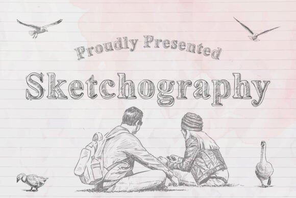 Sketchography: The Hand-Drawn Font with Rustic Charm