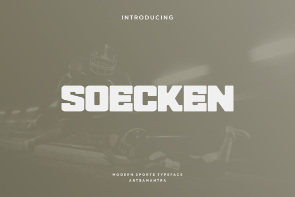 Soecken: The Bold Sports Font That Commands Attention