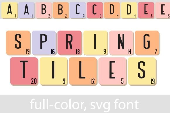 Spring Tiles: A Typeface That Plays with Purpose