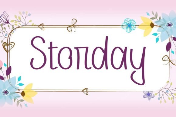 Storday: A Handwritten Font with Sophisticated Script Quality