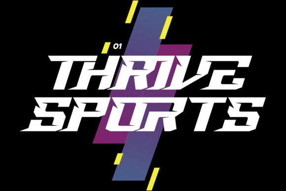 Thrive Sports: Capturing Velocity in Modern Typography