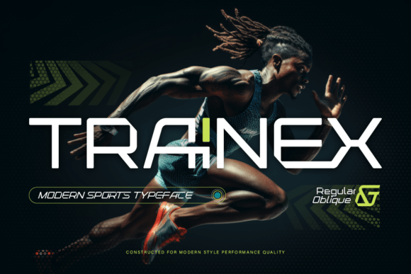 Trainex: A Typeface Built for Motion and Impact