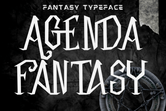 Unleash Dark Elegance: The Agenda Fantasy Typeface