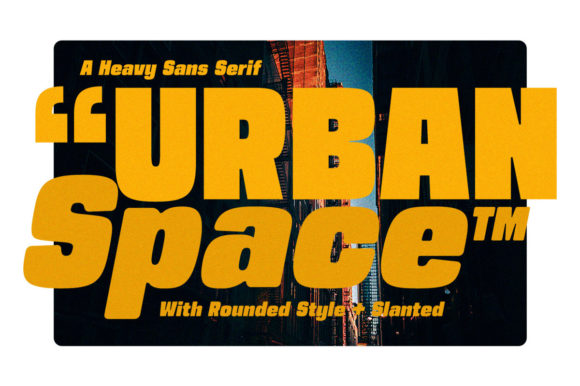 Urban Space: A Bold Typeface for Modern Brands
